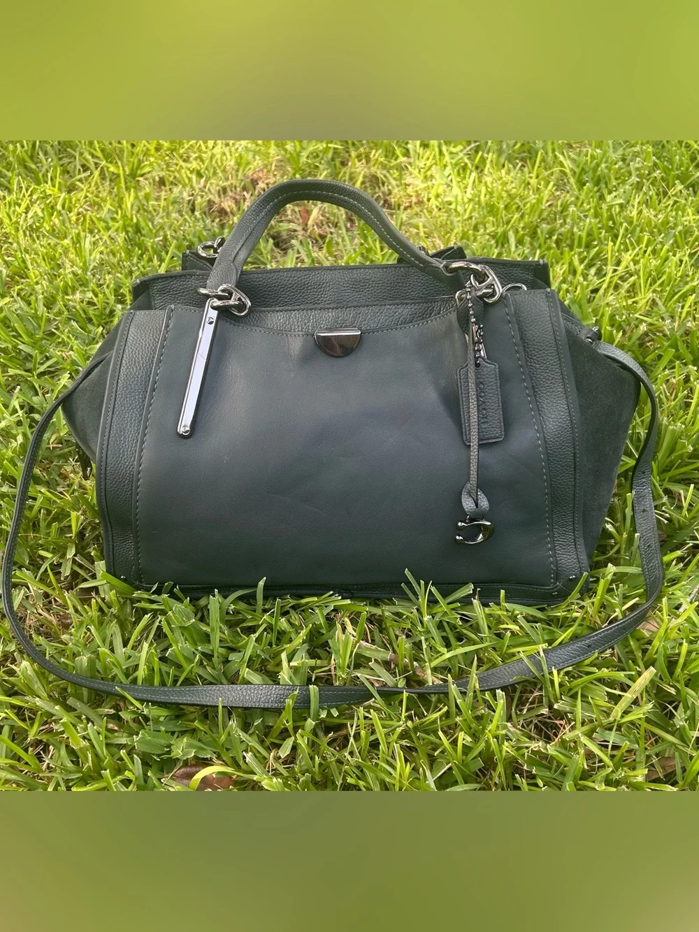 Coach Dreamer 36 Mixed Leather Satchel